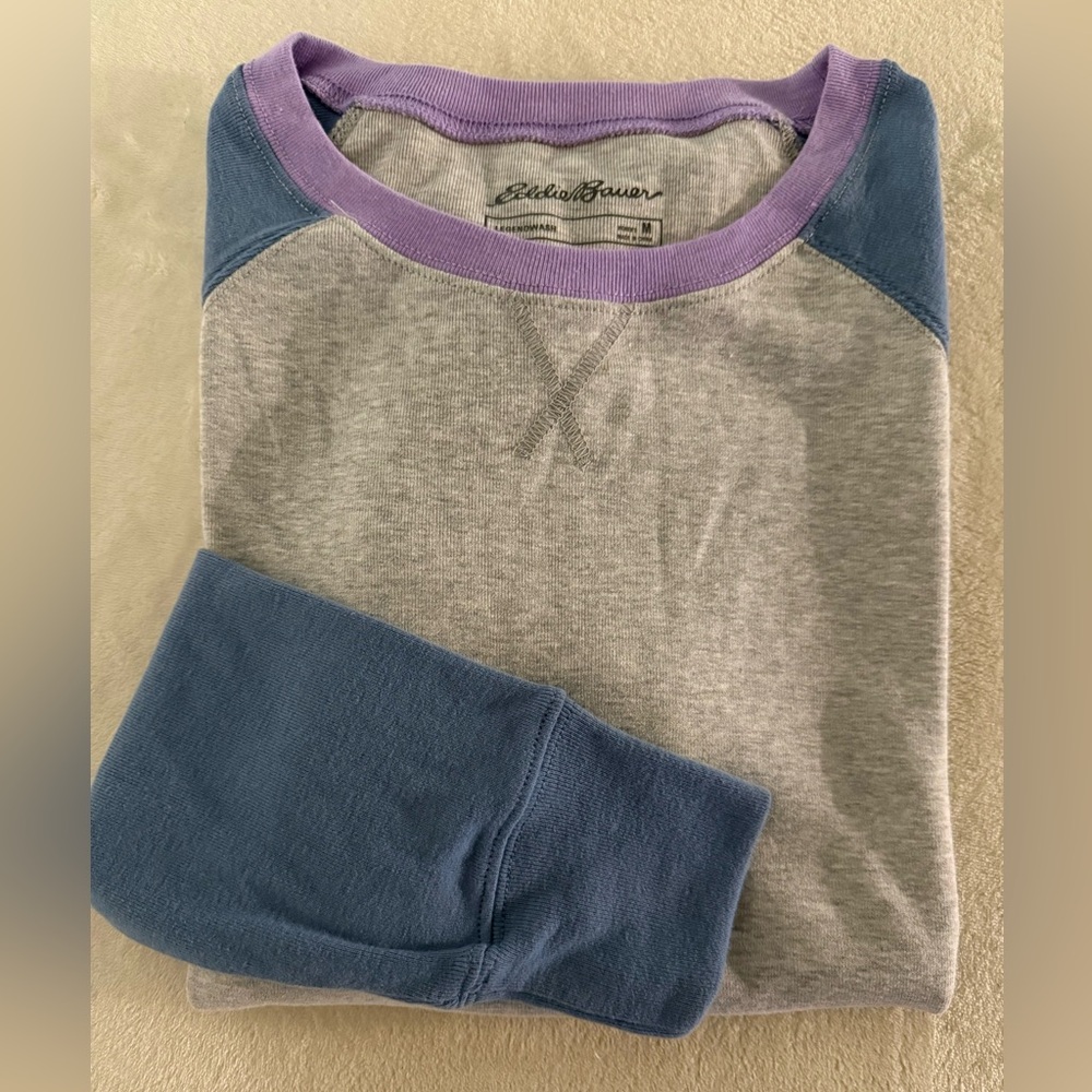 Eddie Bauer Legendwash Long Sleeve, Light Sweatshirt 🐟